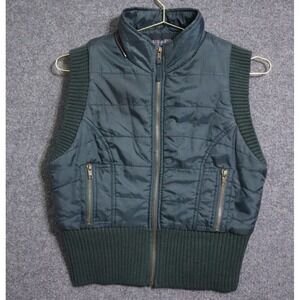 Women's Green Quilted Vest